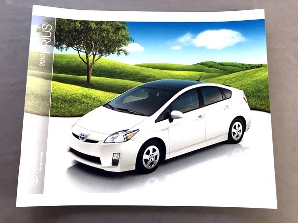 2010 Toyota Prius Electric Hybrid 20-page Original Car Sales