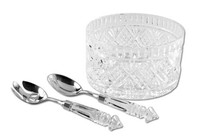 Godinger Dublin 3-piece Crystal Salad Set, New, Free Shipping on sale Godinger Dublin 3-piece Crystal Salad Set, New, Free Shipping on sale