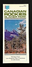1971 Canadian Rockies Glacier Escorted Greyhound Tours Vintage Travel Brochure