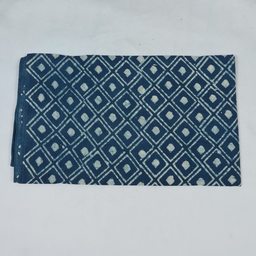 Dress Wear Block Print 5 Yard Running Craft Fabric Soft Light Weight Sewing Fab - Picture 6 of 7