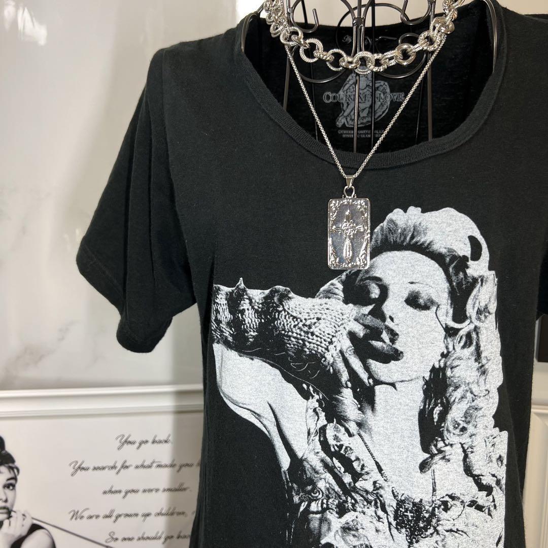 Hysteric Glamour Black T-shirt M Women 29068 | eBay