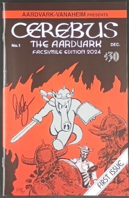Cerebus the Aardvark #1 Facsimile Edition Signed by Dave Sim NM