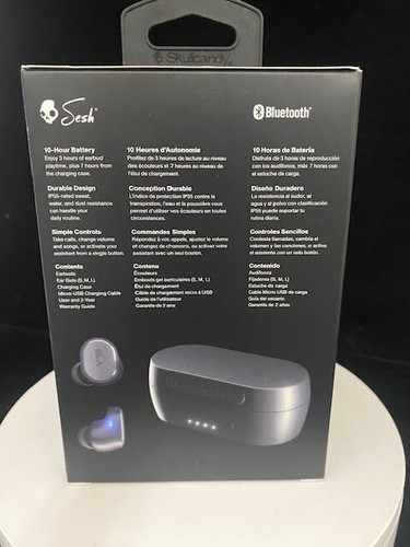 Skullcandy Sesh True Wireless Earbuds Black - Brand New - Picture 2 of 2