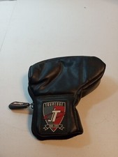 Tour Edge St Charles Zippered Blade Style Embroidered Putter Headcover Black