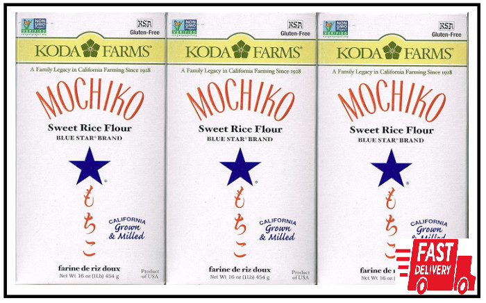 Harina de arroz dulce Mochiko (pack de 3)