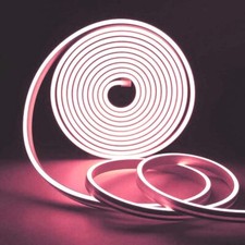 16.4ft- 164ft 12v Flexible Xmas Led Neon Strip Lights Silicone Tube Waterproof