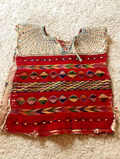 Vintage handgewebter bestickter GUATEMALTEKISCHER HUIPIL Top Poncho CHILD