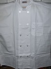 Unisex-Brand New! Uncommon Threads White Short Sleeve Chef Coat-2Xl