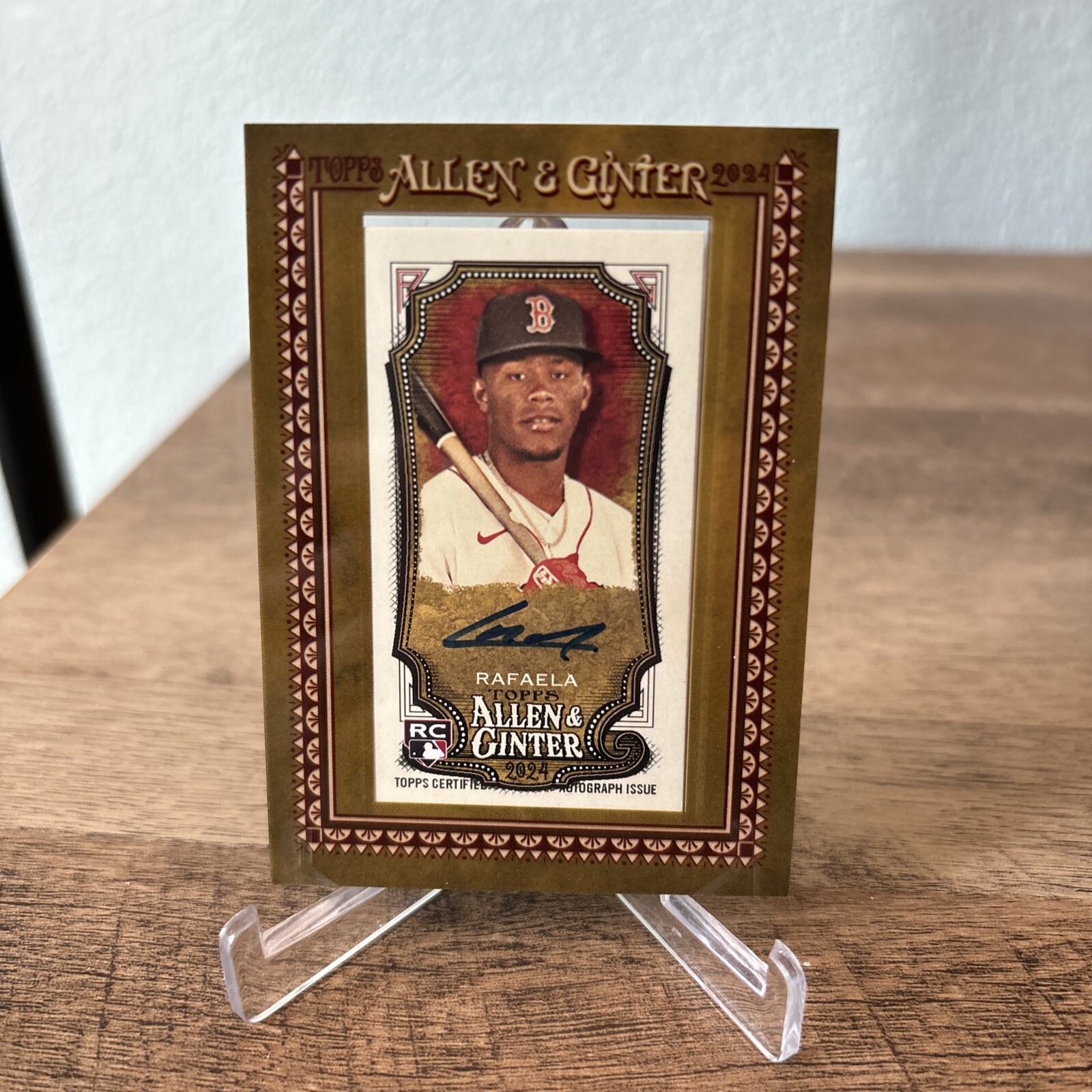 2024 Topps Allen & Ginter Ceddanne Rafaela Mini Framed Rookie Auto