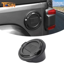 Gas Tank Cap Cover Door Fuel Filler Cover Trim for 18+ Jeep Wrangler JL US Flag