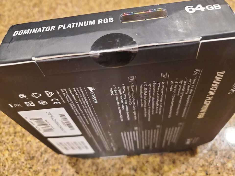 ✔NEW✔ CORSAIR Dominator PLATINUM RGB 64GB (4x16GB) 3466 MHz DDR4 *CL16* - Image 4 of 4