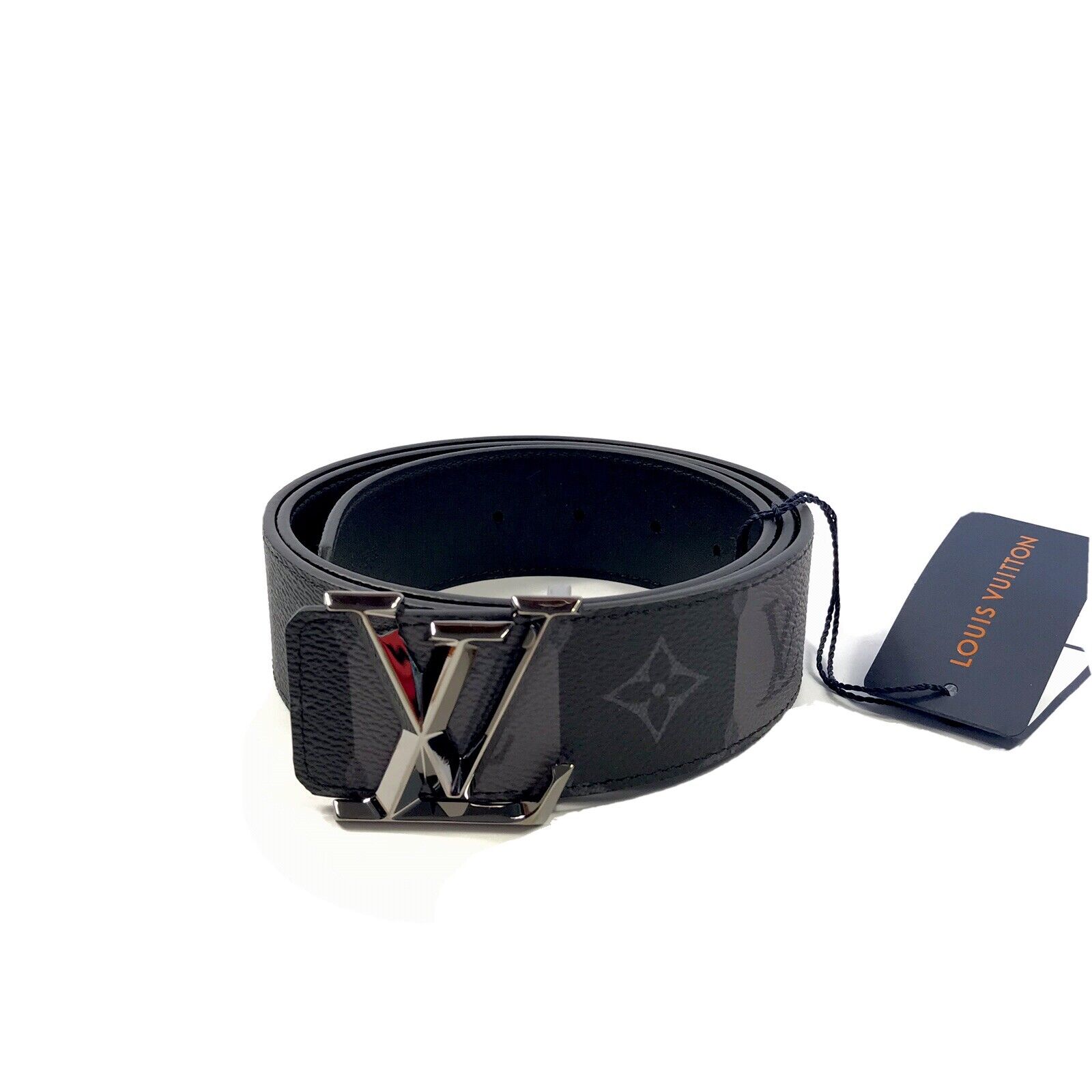 Louis Vuitton Brown/Black Monogram Illusion Pyramid Reversible Belt 95CM Louis  Vuitton