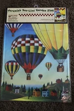 Jeremiah Bee-Line Size 12" x 18" Colorful Hot Air Balloons Garden FLAG Brand New