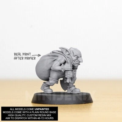 LOOT GOBLIN || D&D Orc Resin Tabletop Miniature 32mm 28mm K04
