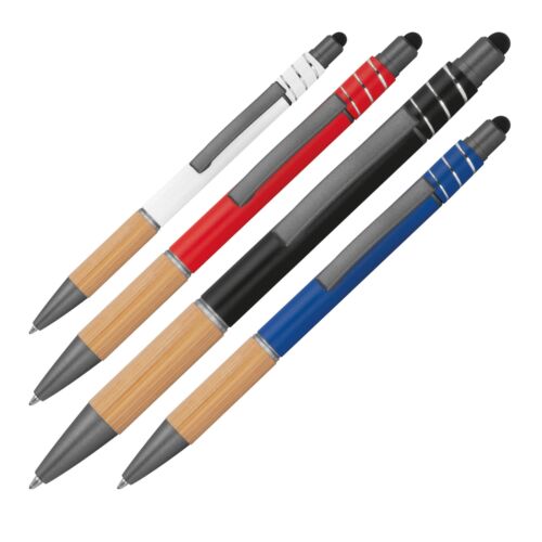 4 Fidget Touchpen-Kugelschreiber / aus Metall / 4 Farben - Bild 1 von 7