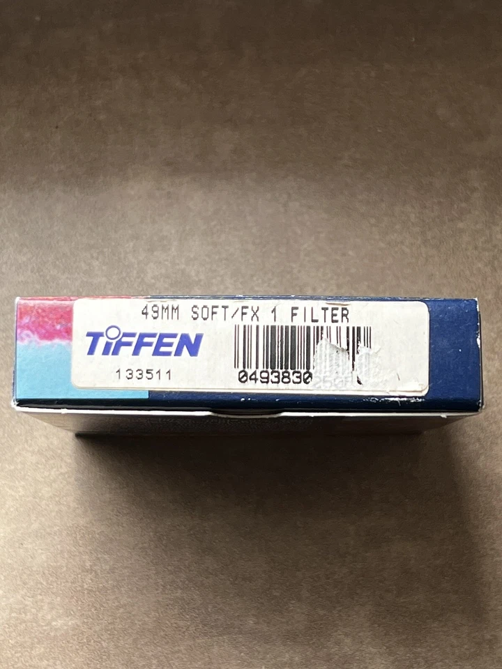 New NOS Tiffen 49mm Soft FX 1 Filter Optical Resolution Diffusion Filter Promist - Image 2 of 3