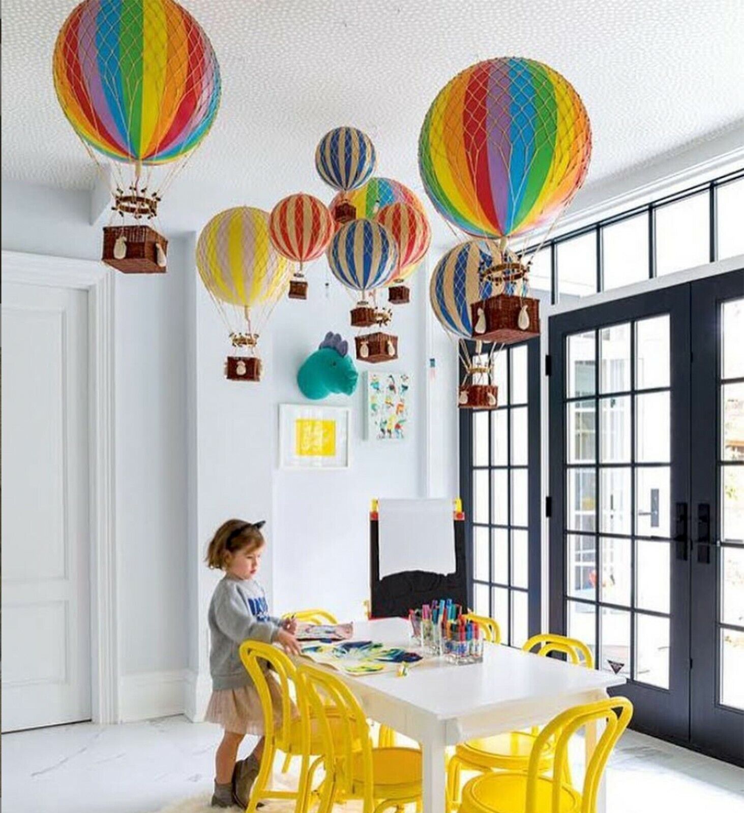 Smart School House - DIY HOT AIR BALLOON - hang it with fishing