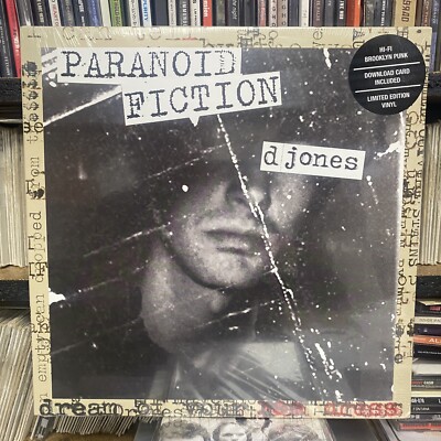 Davey Jones AKA Lost Boy - Paranoid Fiction (2018) NEW VINYL LP. Brooklyn Punk
