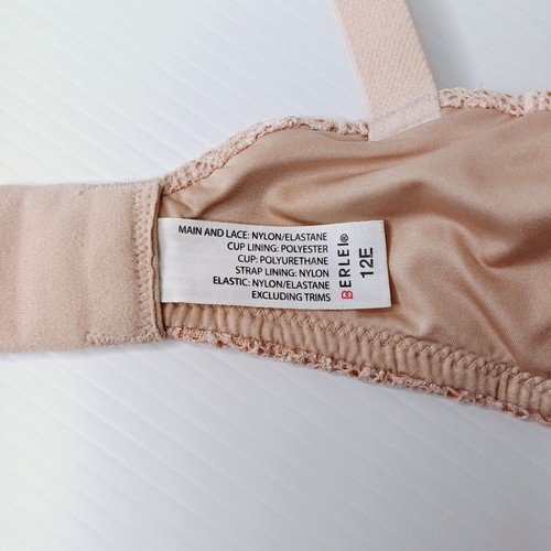 Berlei Bra 12E Brown TShirt Moulded Cup Underwire Patterned - Picture 7 of 8