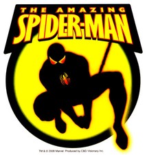 Sticker - Amazing Spiderman 2008 Silhouette Logo Marvel Comics RARE OOP 4.75  