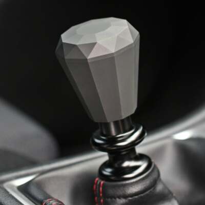 MS86 12x1.25 Wrinkle Black DIAMOND 600g Shift Knob SUBARU WRX STI BRZ TOYOTA JDM