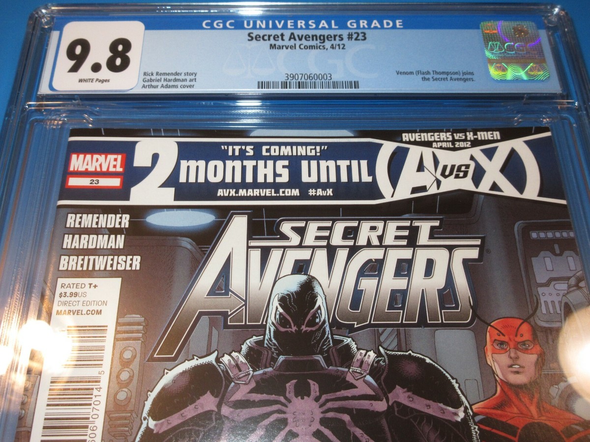 Secret Avengers #23 1st Agent Venom Key CGC 9.8 NM/M Gorgeous Gem
