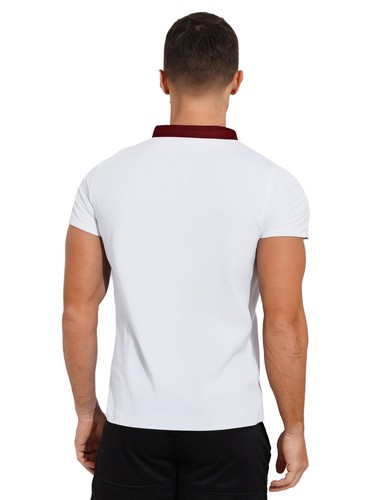 Men's Chef Coat Short Sleeves Double-Breasted Kitchen Restaurant Uniform Tops - Picture 16 of 48