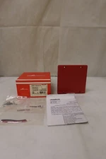 Cooper Wheelock 126369 Fire Alarm Sync Module SM-12/24-R 12/24 VDC/FWR Red NOS