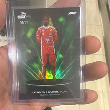 Topps Lights Out Lewis Hamilton Scuderia Ferrari HP Lumina Auto Card 57/99