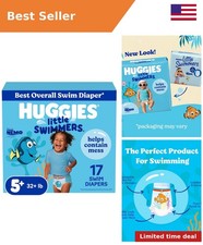 Huggies Little Swimmers Swim Diapers Size 5-6, 17 Count