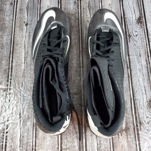 Nike Men's Lunarlon Superbad Pro TD  Football Cleats Black 511328-009 Size 16 - Picture 6 of 8