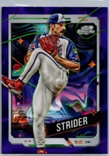 2024 Topps Cosmic Chrome - Spencer Strider #51 Purple /150