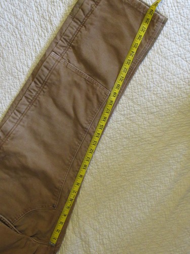 Carhartt Original Dungaree Fit Herren B194 211 Double Knee Quilt gefütterte Hose 36x30 - Bild 5 von 15
