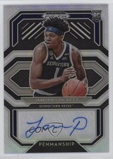 2021 Panini Prizm Draft Picks College Penmanship Silver Jamorko Pickett Auto 8em