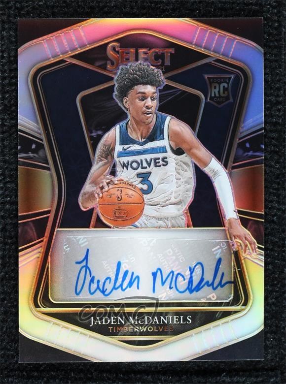 2020 Panini Select Rookie Signatures 176/249 Jaden McDaniels #RS-JAD Auto RC o2q
