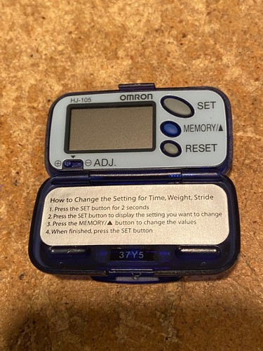 Omron Step Counter Pedometer Model HJ-105 *Loose/No Box/No Instructions* DTC