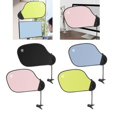 Clip on Foldable Desk Cubicle Sun Shade with Clamp Accessory Bendable Arm