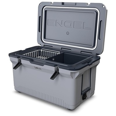 Cooler 60 Qt Ultra Light Injection Molded Ice Chest 7 Days Haze Gray ENGEL Keeps