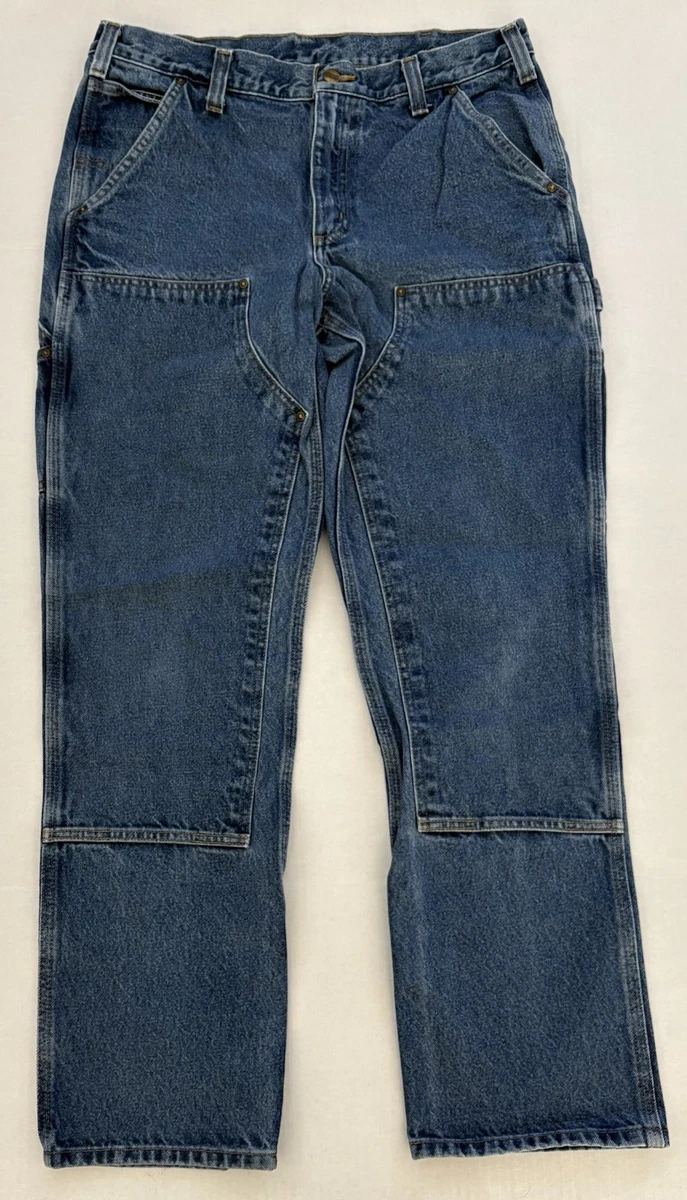 Carhartt Double Knee Jeans In Men's Jeans for sale | eBay
