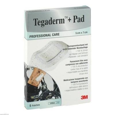 TEGADERM 3M Plus Pad 5x7cm Pflaster 3582NP 5St Pflaster PZN 7194846