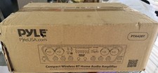 Pyle Bluetooth Audio Amplifier, 4-Ch. Audio Source Stereo Receiver System