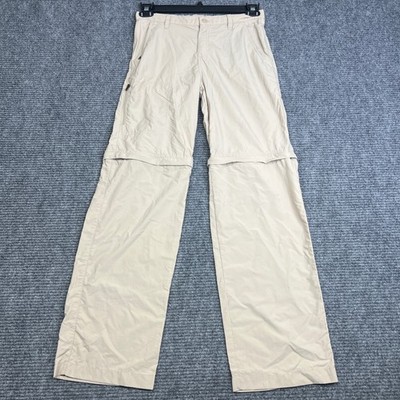 Columbia Kids Large 14/16 Omni-Shade Convertible Hiking Pants Tan AB0047