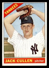 1966 Topps Jack Cullen #31 EX New York Yankees