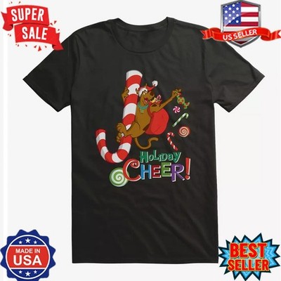 Scooby-Doo Down The Candy Cane Christmas Holiday Cheer T-Shirt NEW! S-5XL