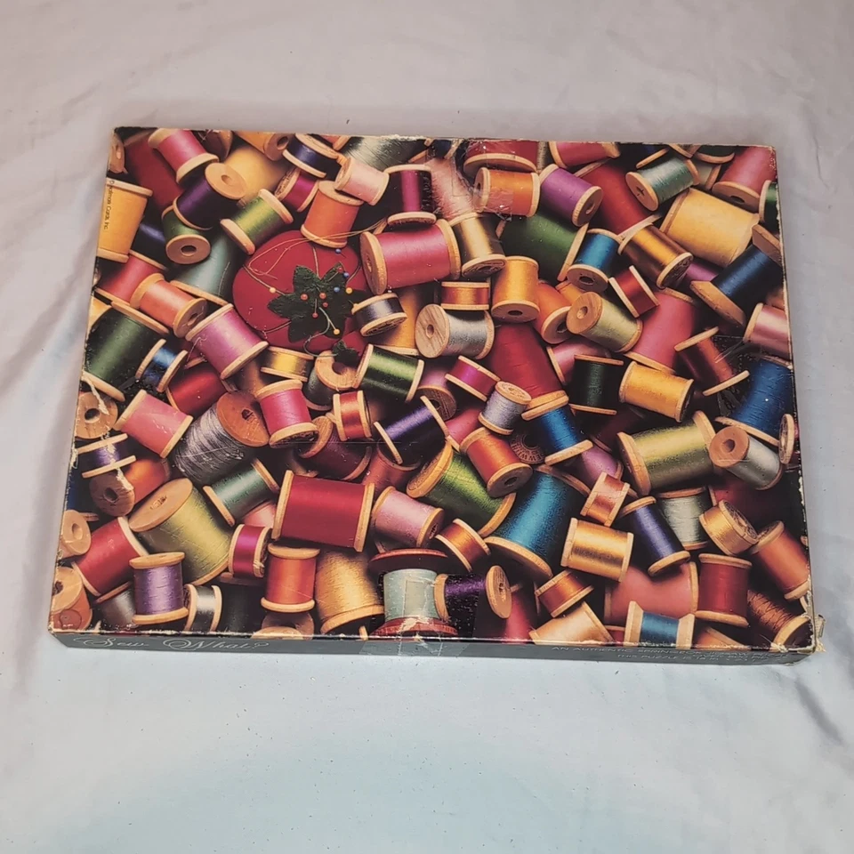 3 Springbok Puzzles Lot Sew What Please Pick Flowers Dreaming Tree Nature 500pc - Image 2 of 4