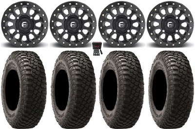 Fuel Vector Beadlock 15'' Wheels 30'' BFG KM3 Tires Can-Am Renegade Outlander