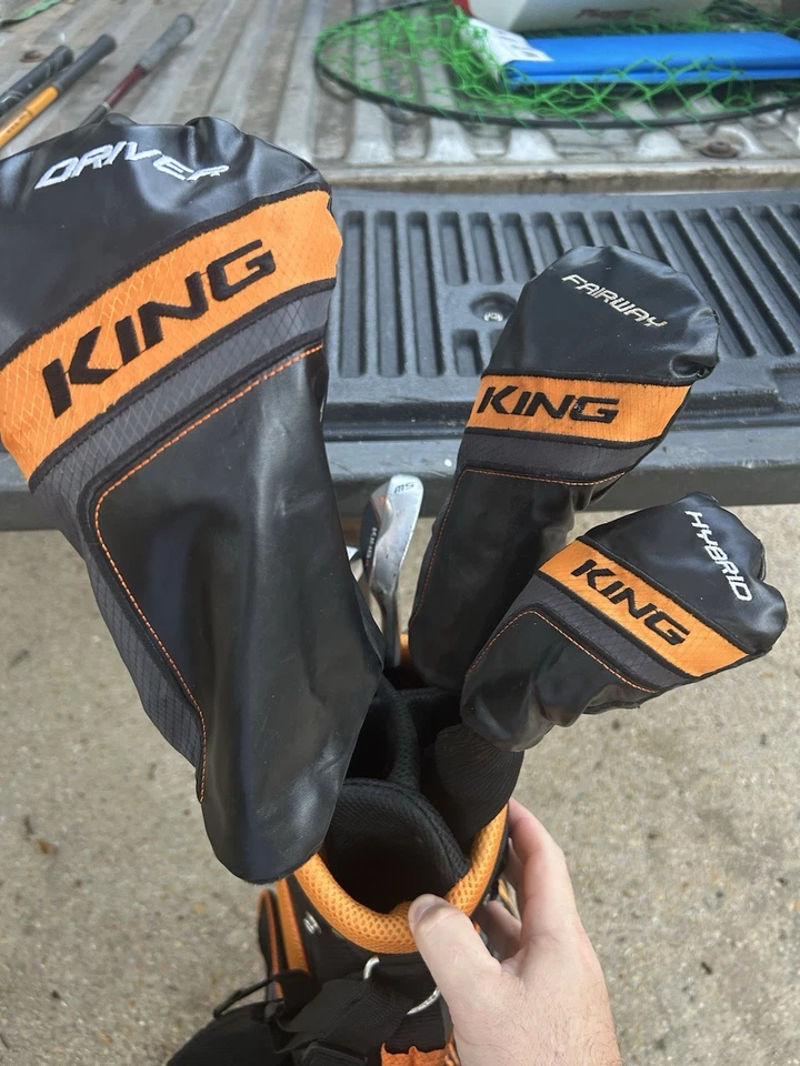 Cobra King Junior Driver Thru Putter Set RH Graphite Shaft Youth 8 Pc With Bag - Image 2 of 4