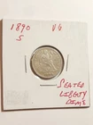 1890 S VG SEATED LIBERTY DIME