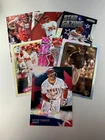Mike Trout - 7 Card Insert, Base & Parallel Lot 2022-26 Topps, Bowman & Prizm