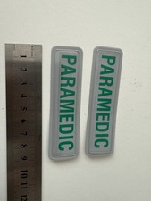 Ambulnace Paramedic reflective small badges x2 new
